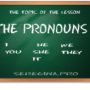 Местоимения в английском языке (The Pronouns)